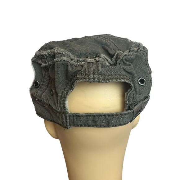 Napapjiri Army Green Antarctic Research Flat Baseball Cap Adjustable One Size - Picture 3 of 13